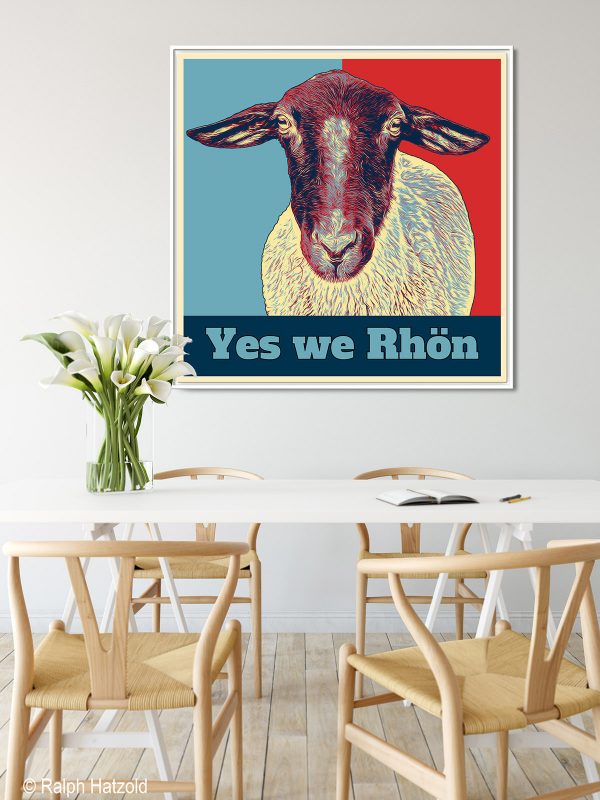 Pop-Art Wandbild "Yes we Rhön" – Bild 2