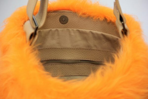 Handtasche "Orange-Caramel" – Bild 2