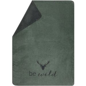 Wohndecke "be wild" tannengrün – Bild 2